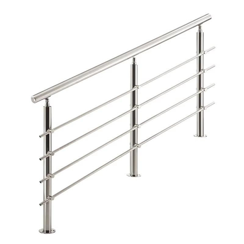 Cheap Price Stair Railing Design Stainless Steel Round Railing System With Rod Bar Railing