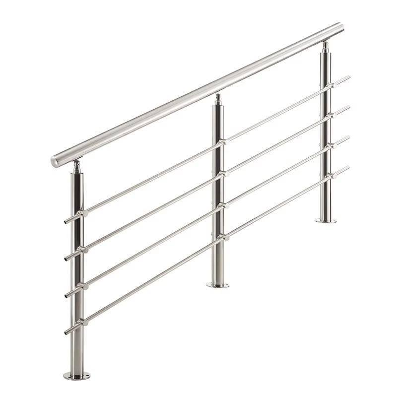 Professional Manufacture Cheap Price Easy Install Balcony Outdoor Railing Stainless Tube Railing Balustrade Aluminium