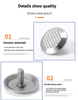 Stainless Steel Safety Tactile Markers Outdoor Exterior Floor Guiding Paving Tile Studs